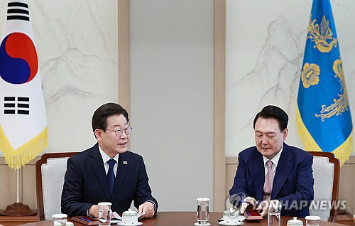 윤석열 대통령과 이재명 당대표(사진=연합뉴스)